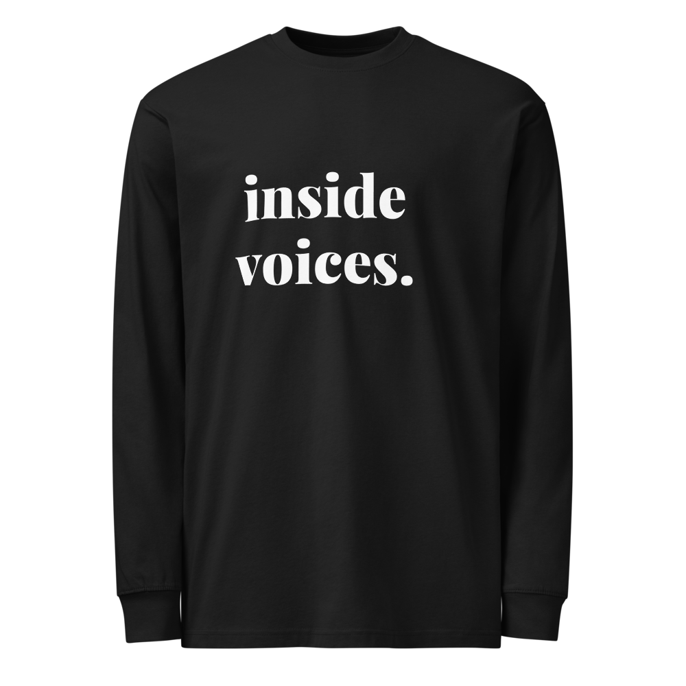 “inside voices”